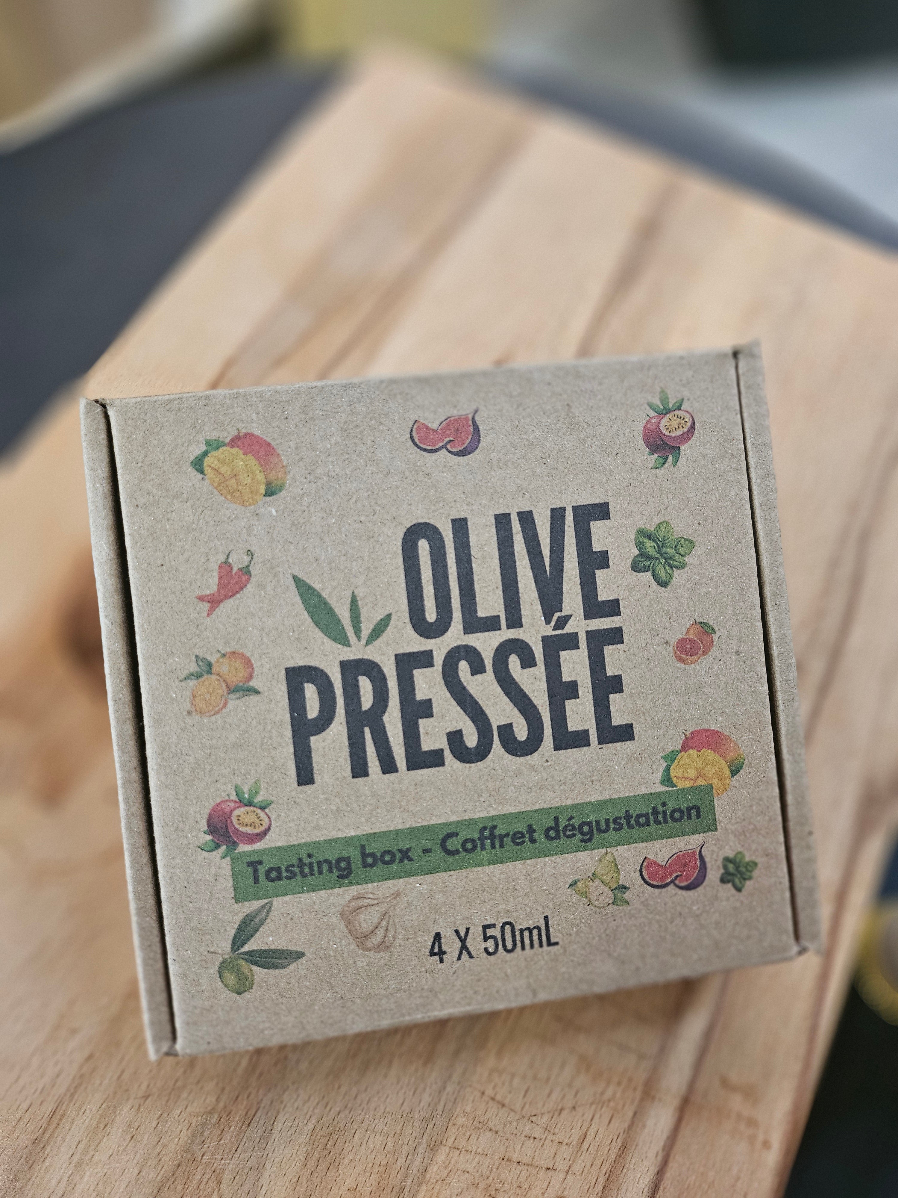 Coffret dégustation Olive Pressée 4 X 50ml