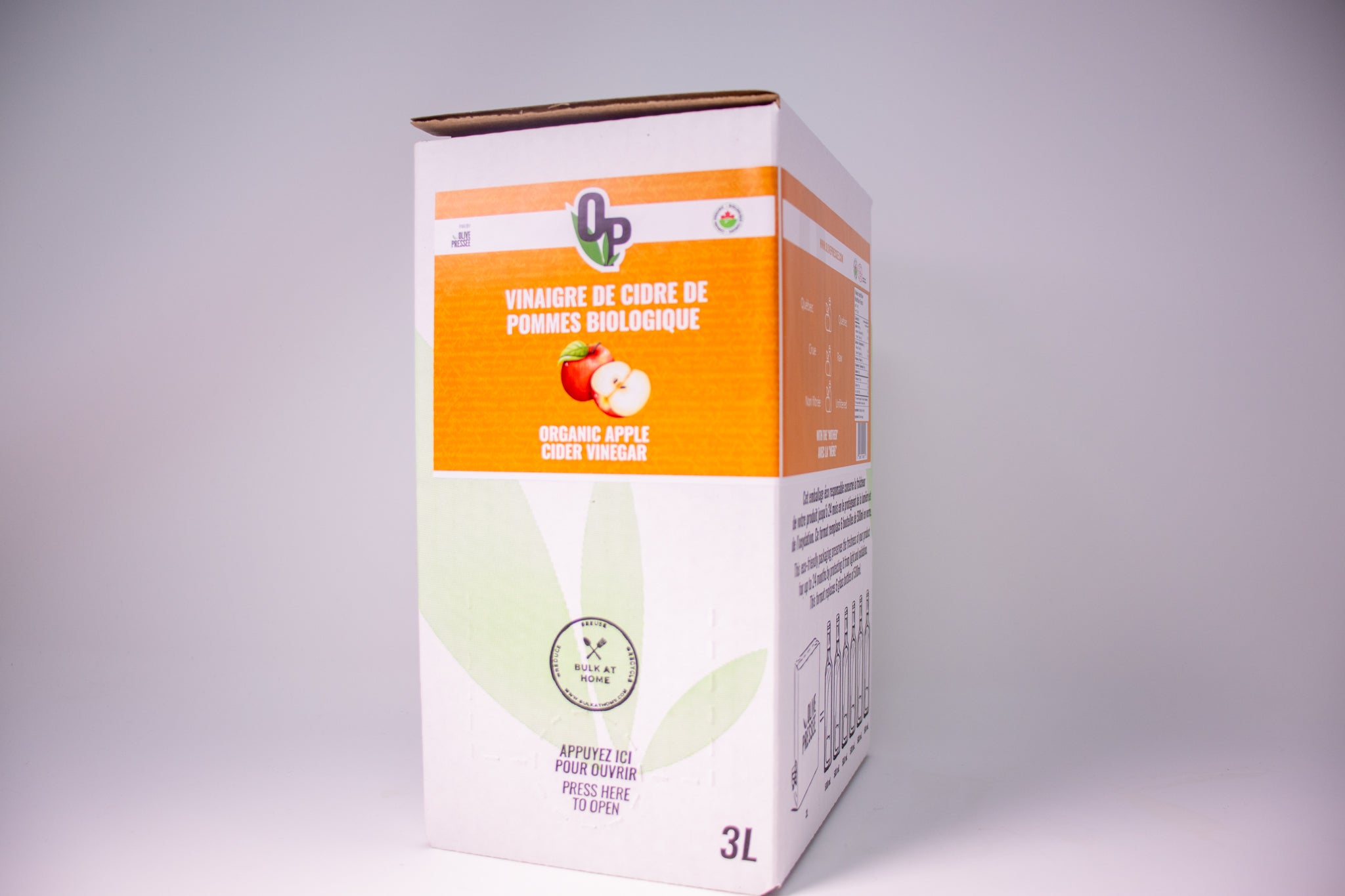 Vinaigre de cidre de pomme biologique