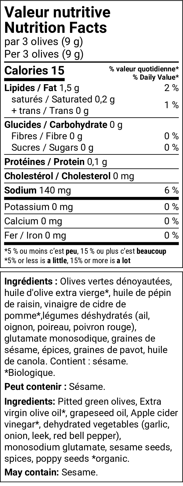 Olive It Up - Provençales, 200g